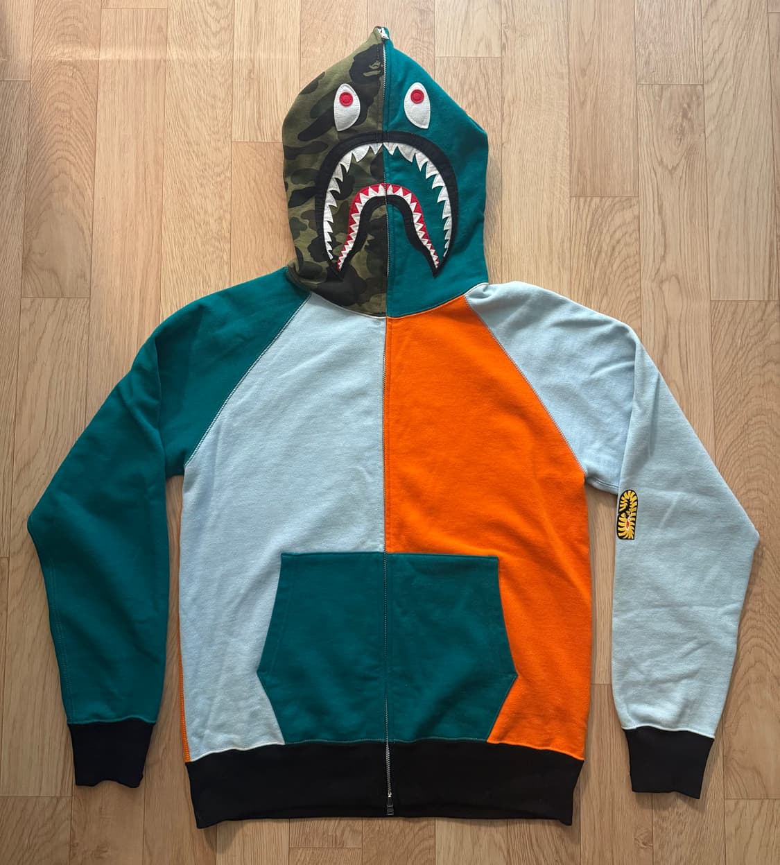 BAPE 샤크 풀집업 후드 / 새상품 태그O / 희귀 컬러 / L 상품이미지6