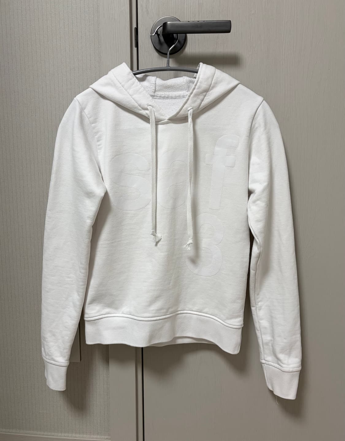 사파리스팟 우먼 1/2 베이직 사파리 후드 화이트 1사이즈 상품이미지2