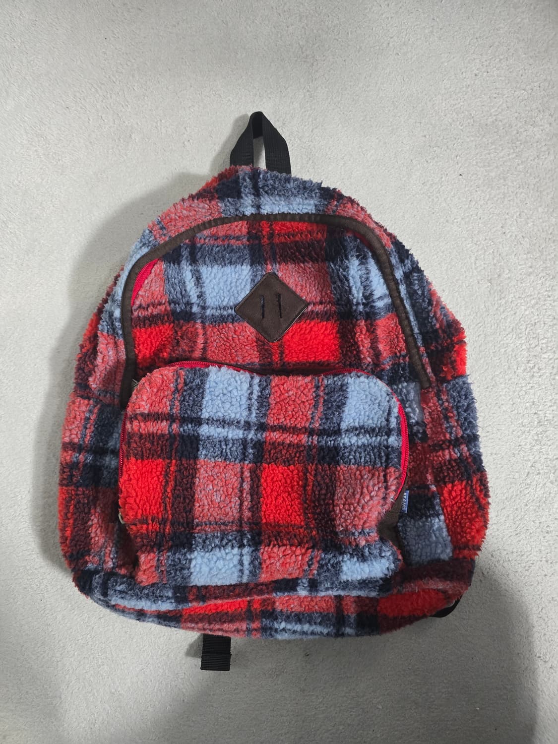 Beams Heart 빔즈하트 체크 플리스 백팩 상품이미지1