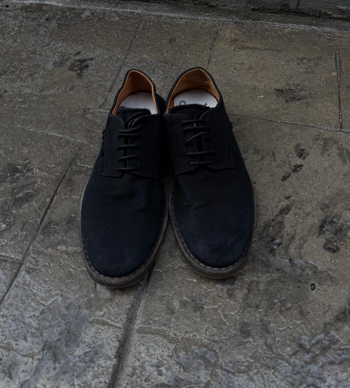 마르지엘라 빈티지 캔버스 누벅 더비슈즈 상품이미지3