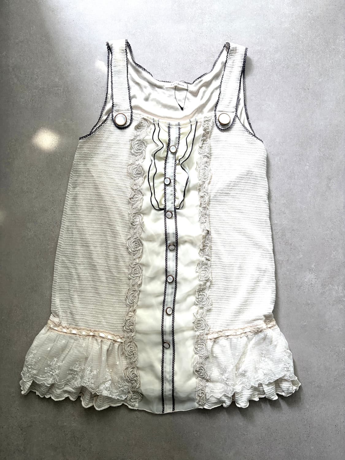 Axes femme ivory one-piece  상품이미지2