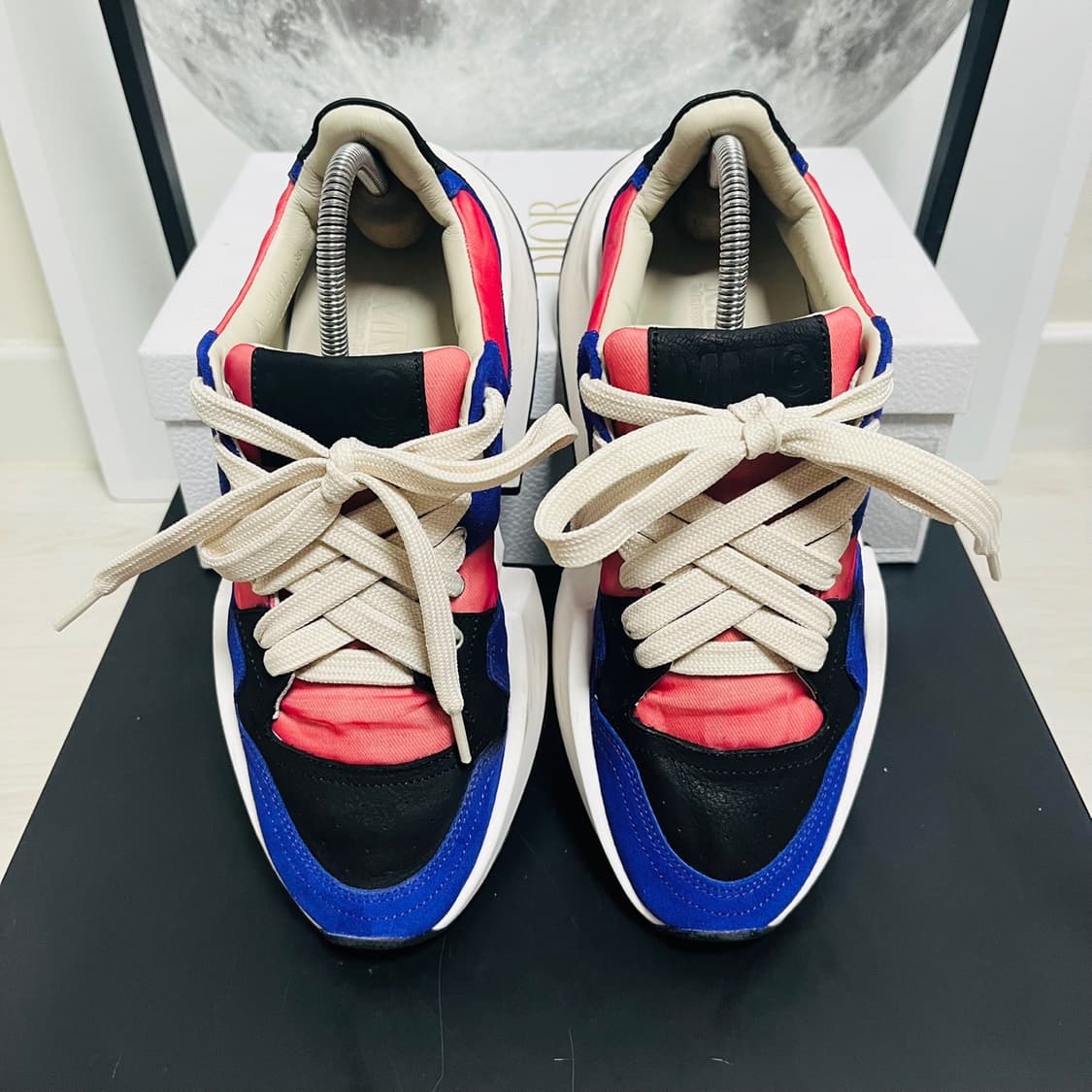 정품 39) MM6 마르지엘라 트라이컬러 스니커즈 250~255 상품이미지3