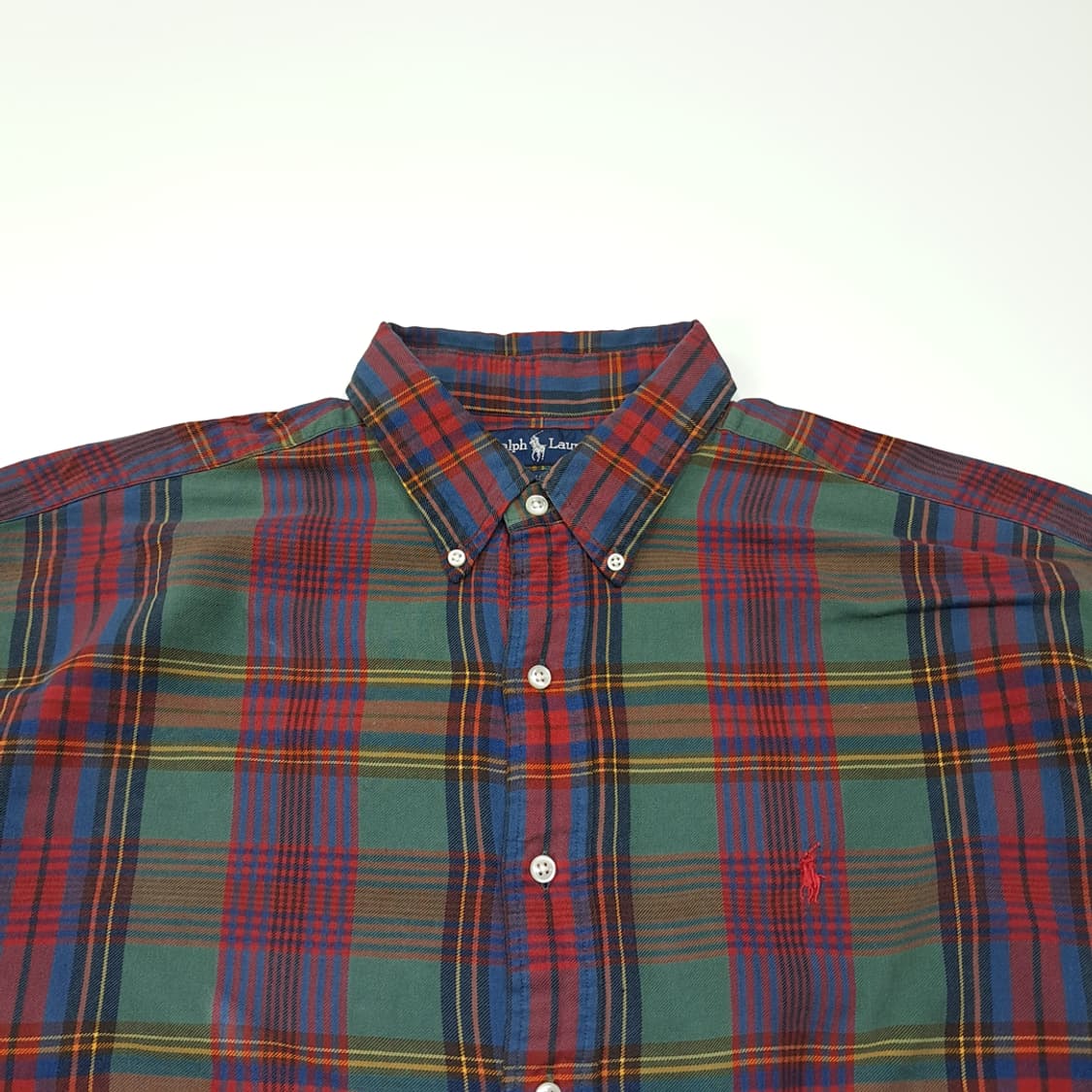 CL633 XL 폴로 90s 클래식 매드라스 체크 셔츠 남방 상품이미지2