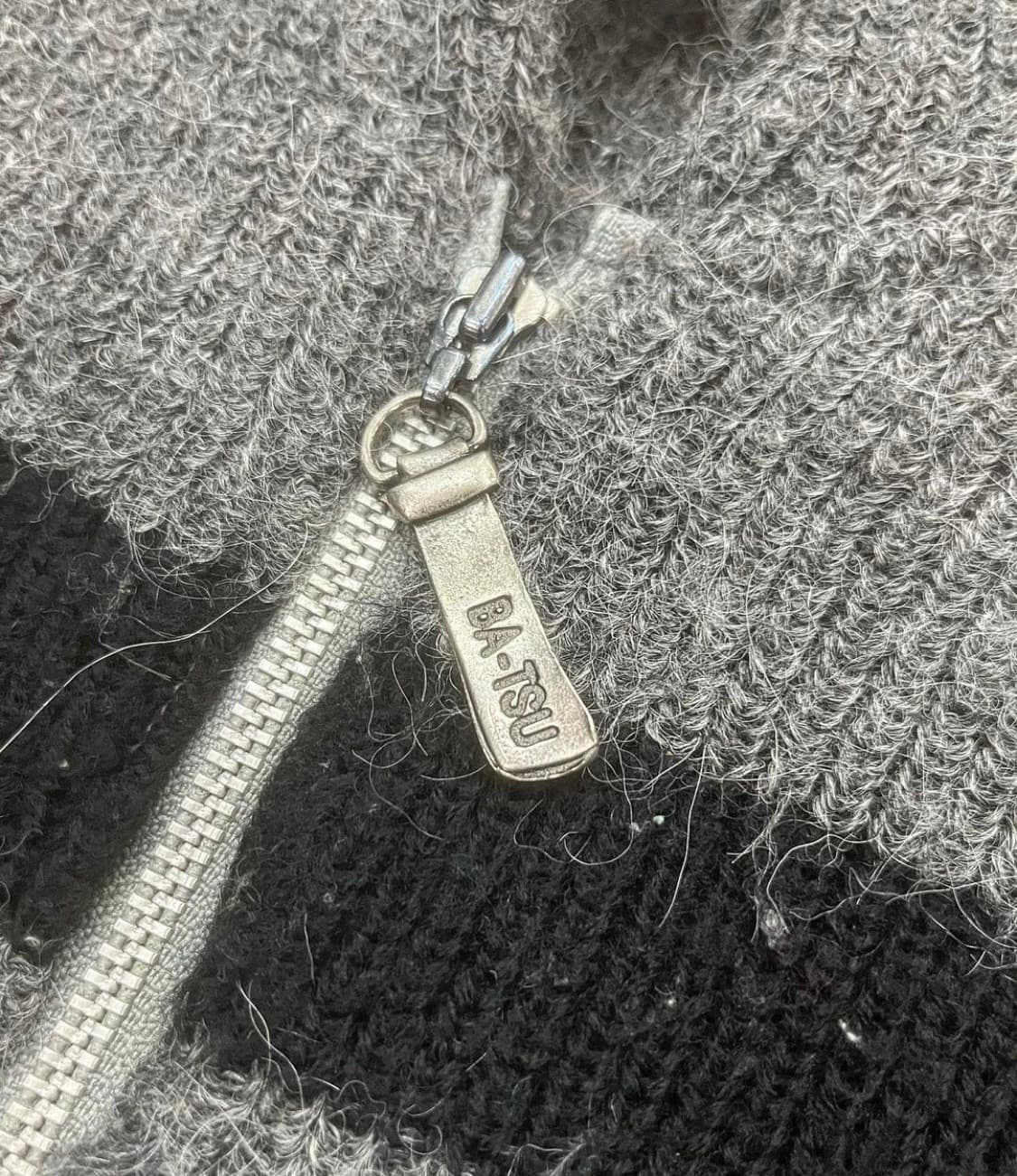 바츠 클럽 울 라인 디테일 니트 집업 재킷 상품이미지5