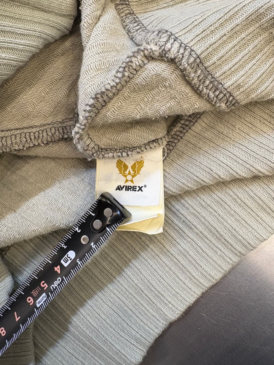 아비렉스 U.S. 네이비 스웻 집업 후디 자켓 상품이미지4