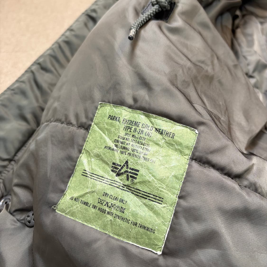 알파 인더스트리 n3B 자켓  상품이미지6