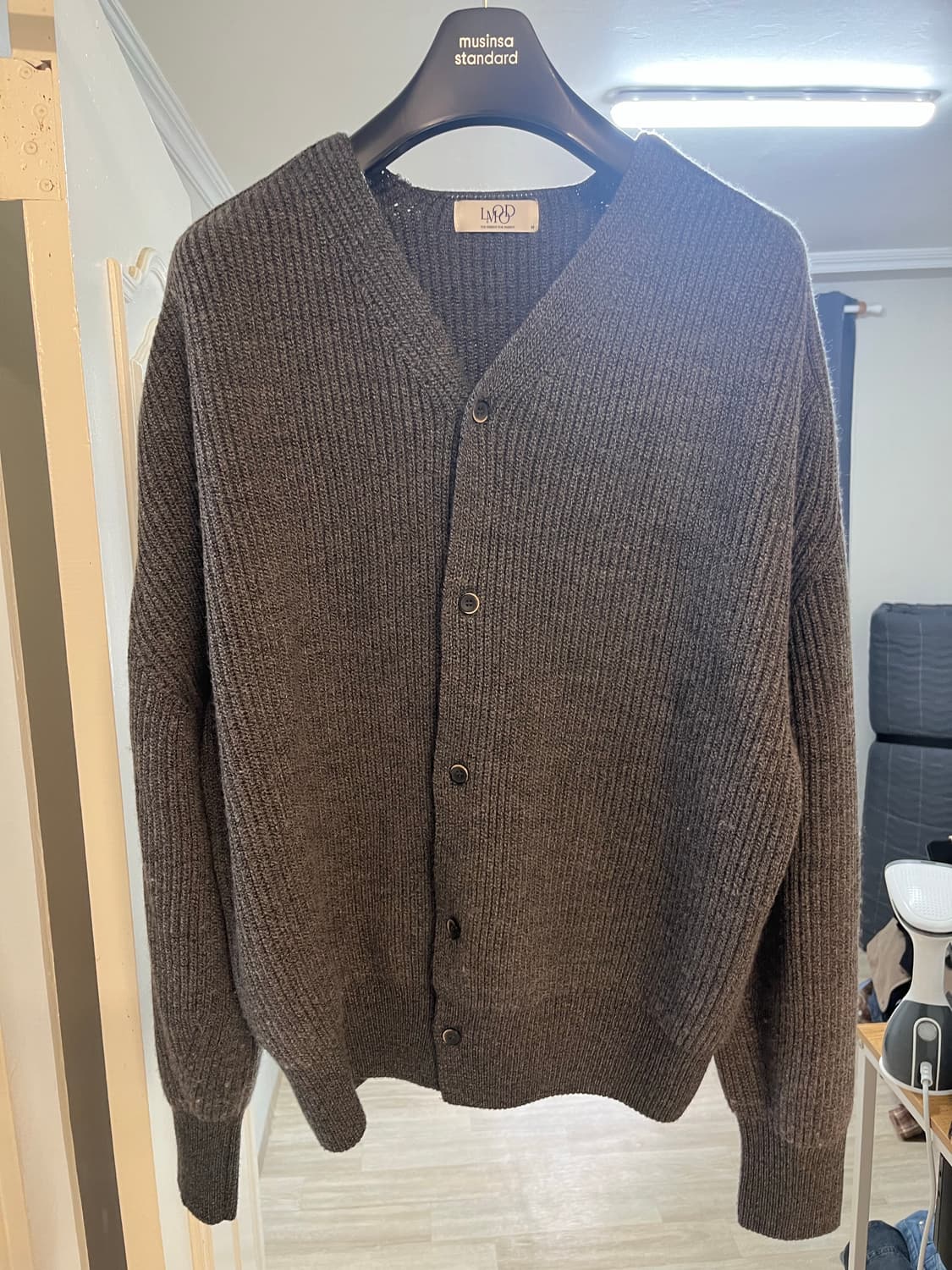 엘무드 가디건 그레이 48 상품이미지3