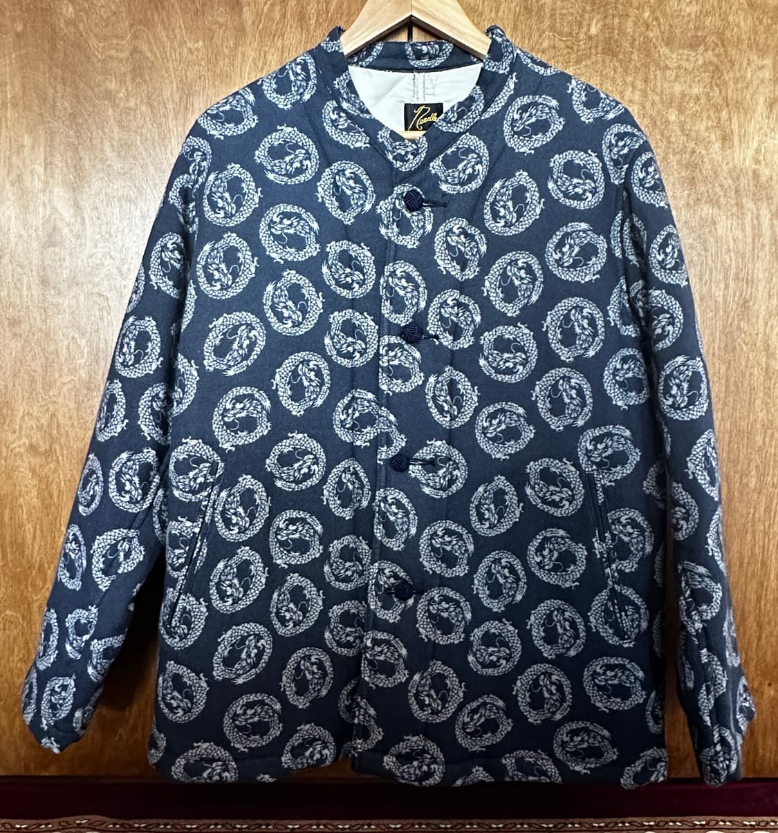 Needles 오리엔탈버튼 스탠드카라 커버올 자켓 상품이미지1