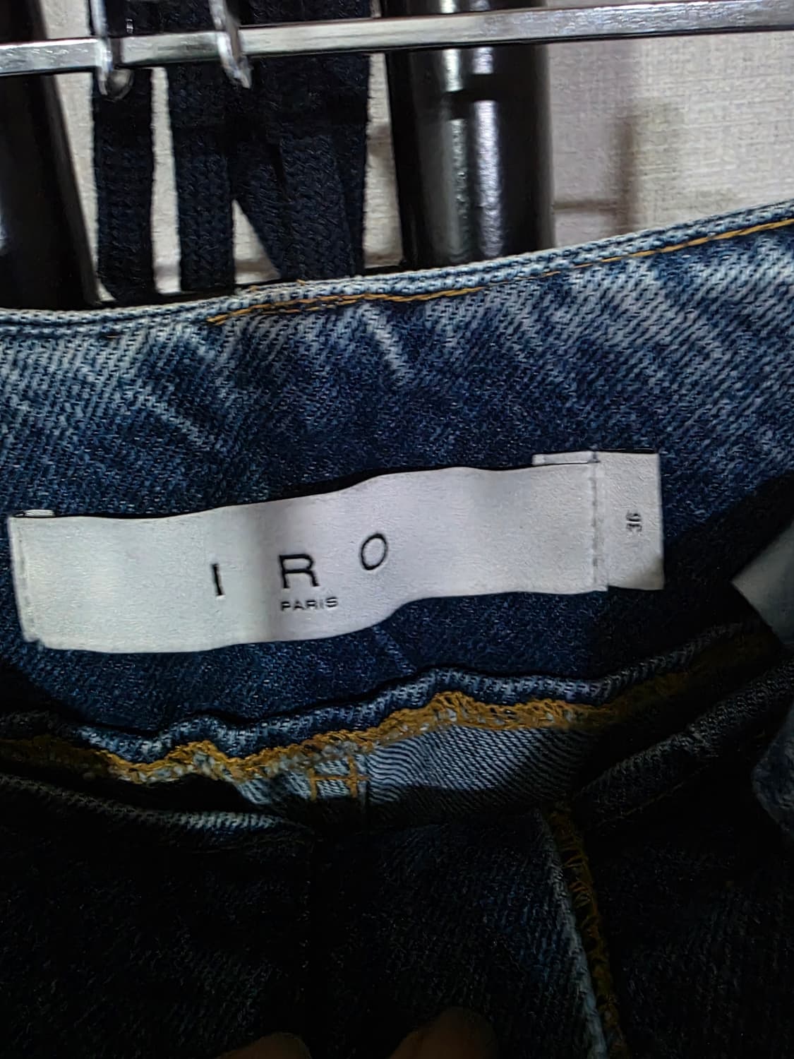 IRO 벨트 데님 배기 팬츠 36 (26~27) 상품이미지4