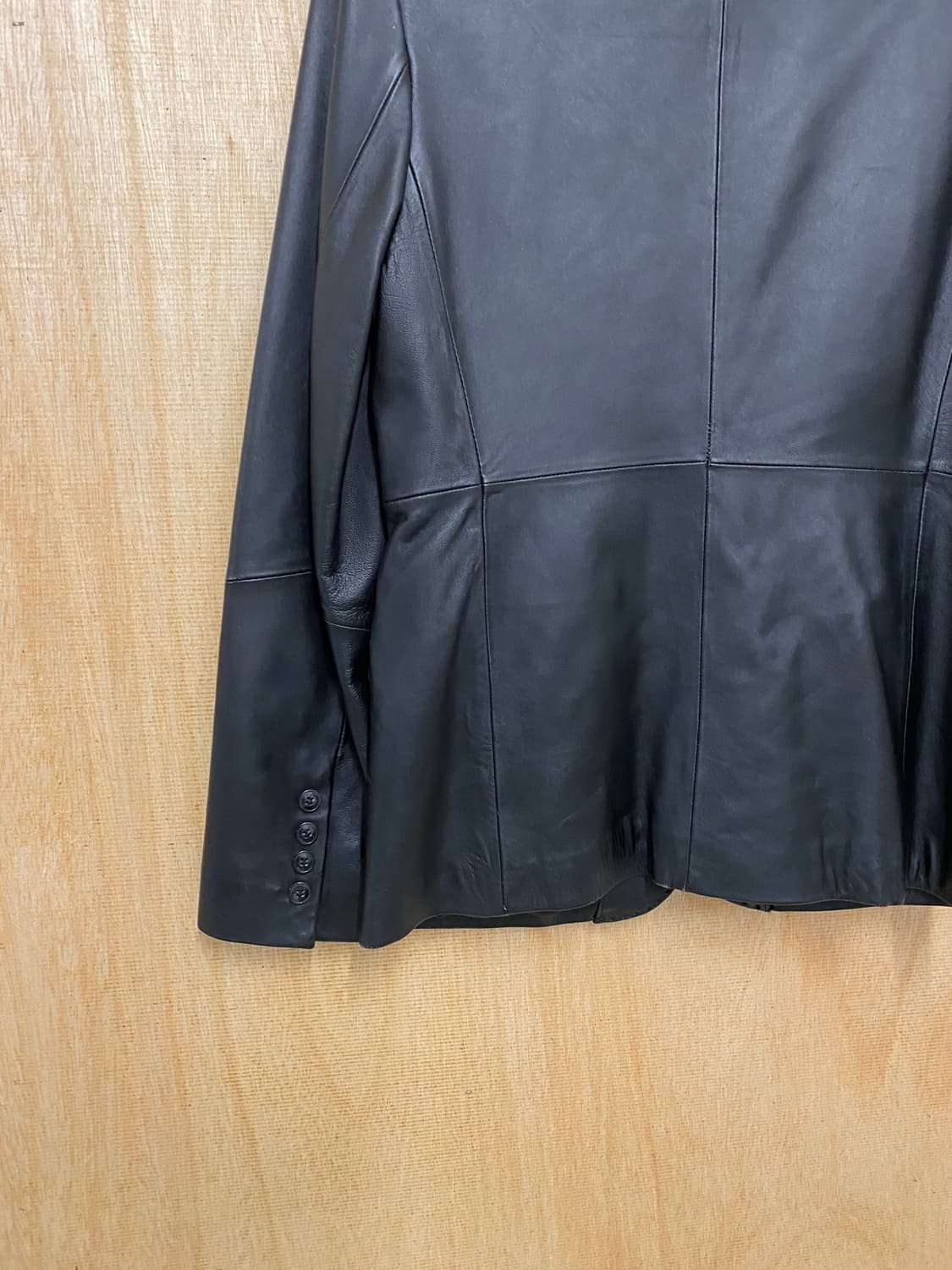 VTG leather blazer jacket 레더 스티치 블레이저 상품이미지5