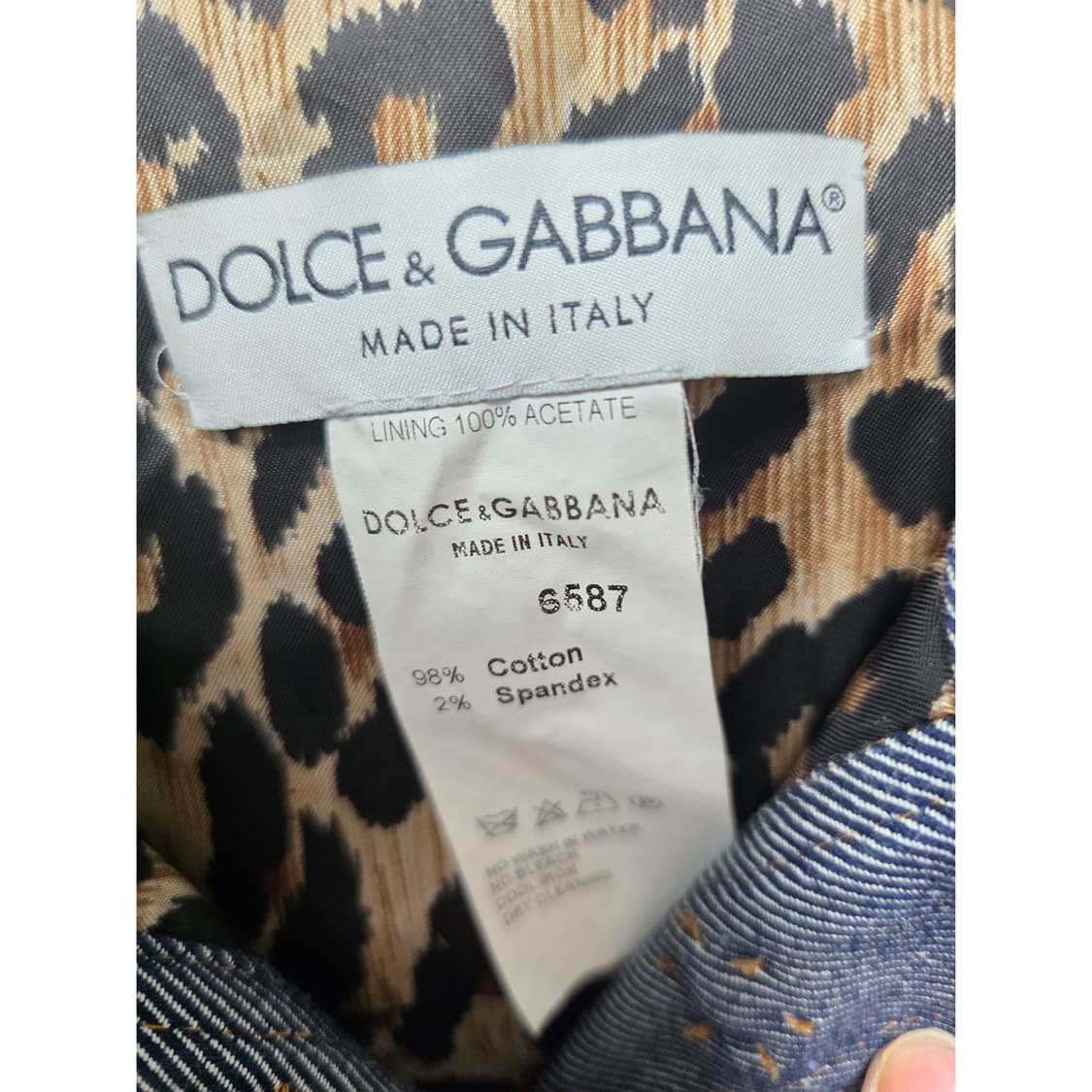 택포// 돌체앤가바나 여성 데님 자켓 매장판 M 상품이미지3