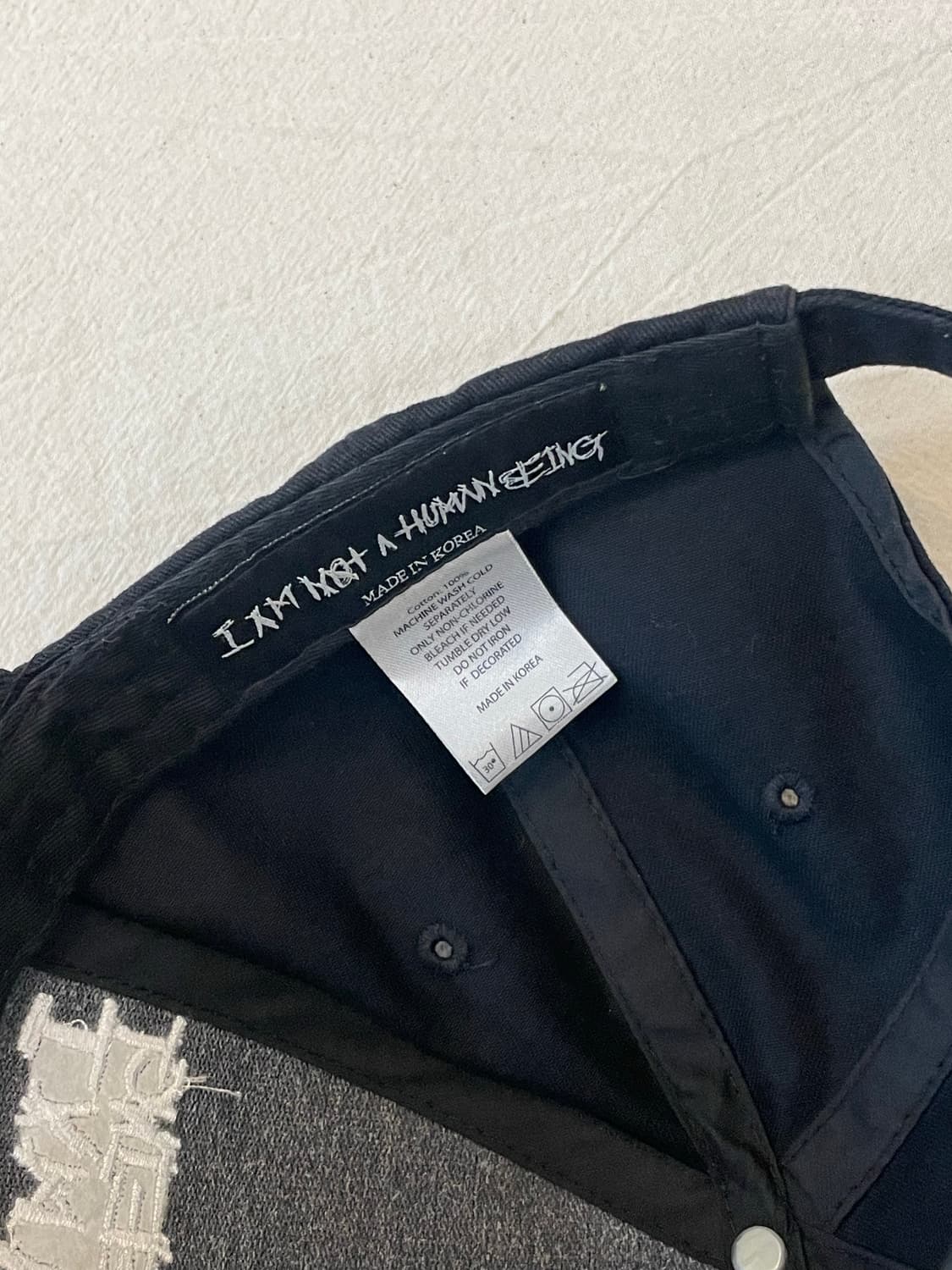 아임낫어휴먼비잉 볼캡모자 상품이미지6