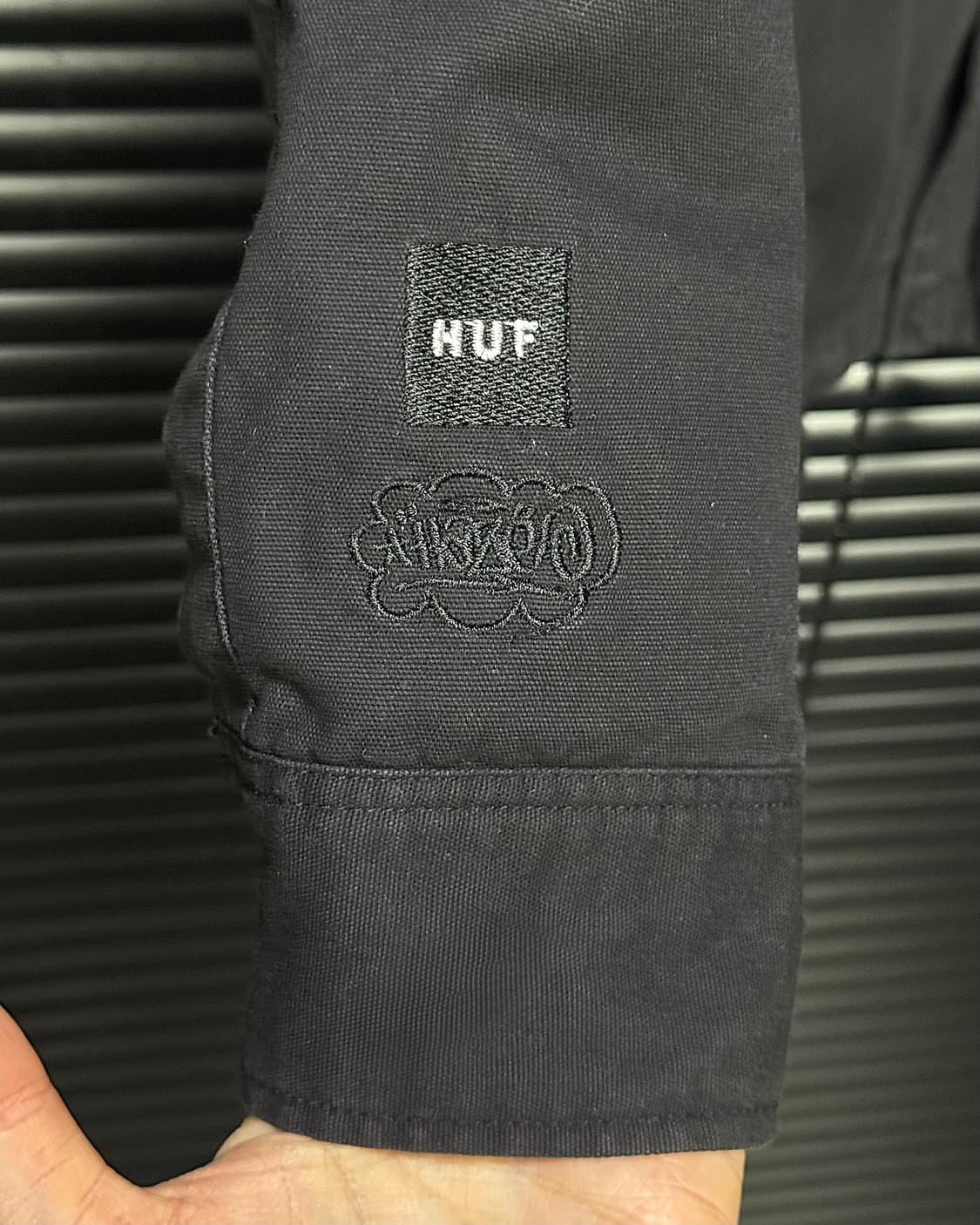 HUF 허프 헤이즈 콜라보 코치 자켓 블랙 카라 워크 자켓 스트릿 S 상품이미지6