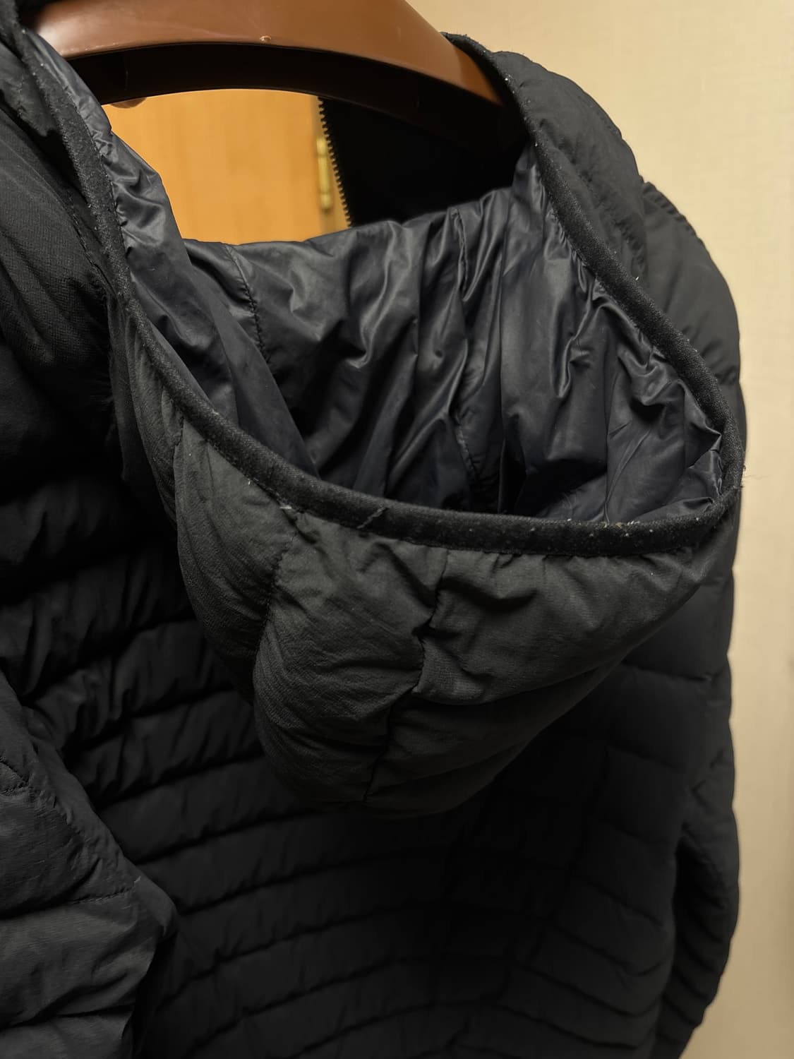 노스페이스 에어 라이트 후디 다운 자켓 블랙 XL 105 상품이미지8