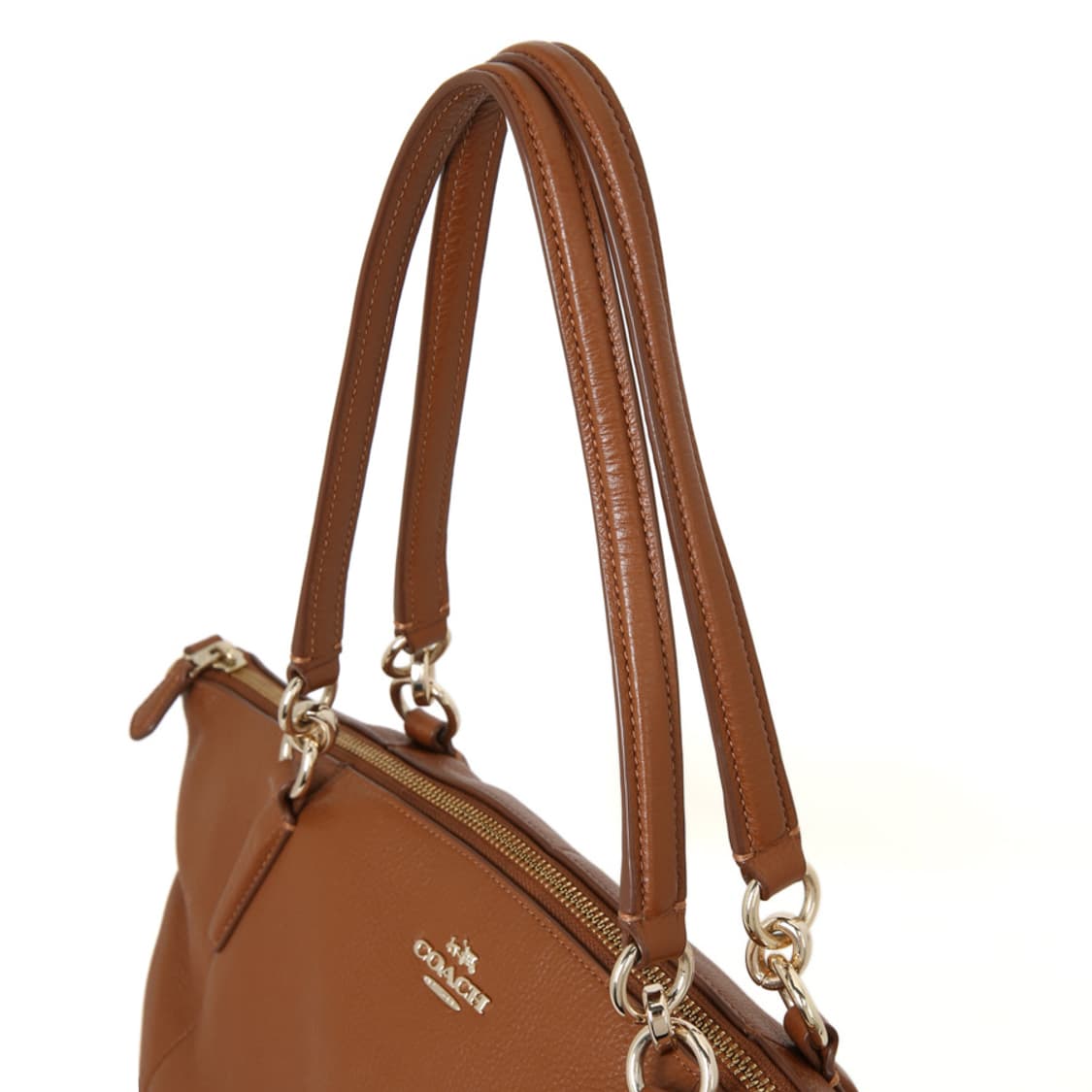 코치 켈시 사첼 인 브라운 레더 숄더백 F36591 상품이미지7