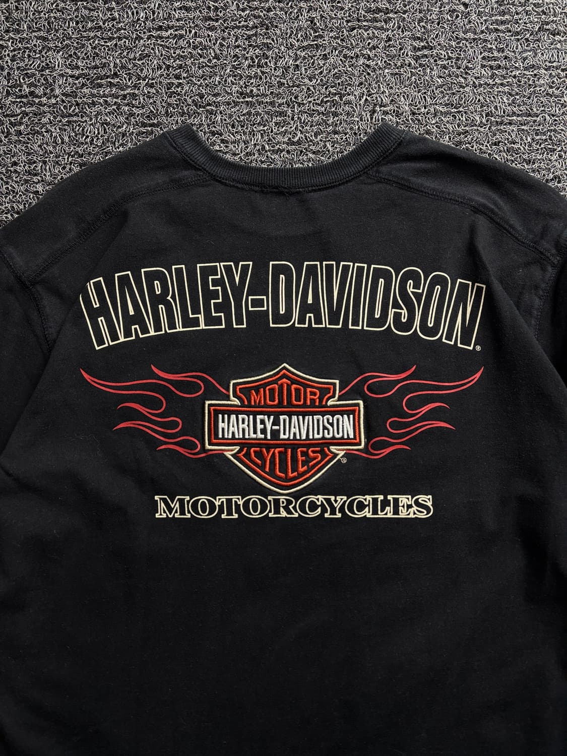 할리데이비슨 아카이브 플레임 자수 롱슬리브 2791 상품이미지1