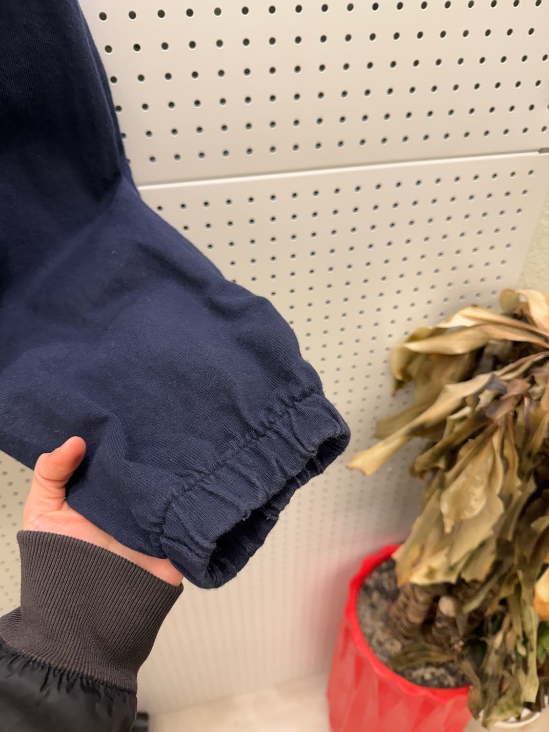 디스이즈네버댓 로고 집업 네이비 U402 상품이미지3