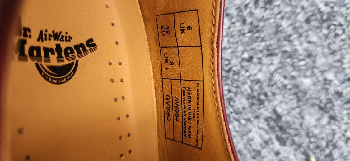 닥터마틴 1461 체리레드 상품이미지3