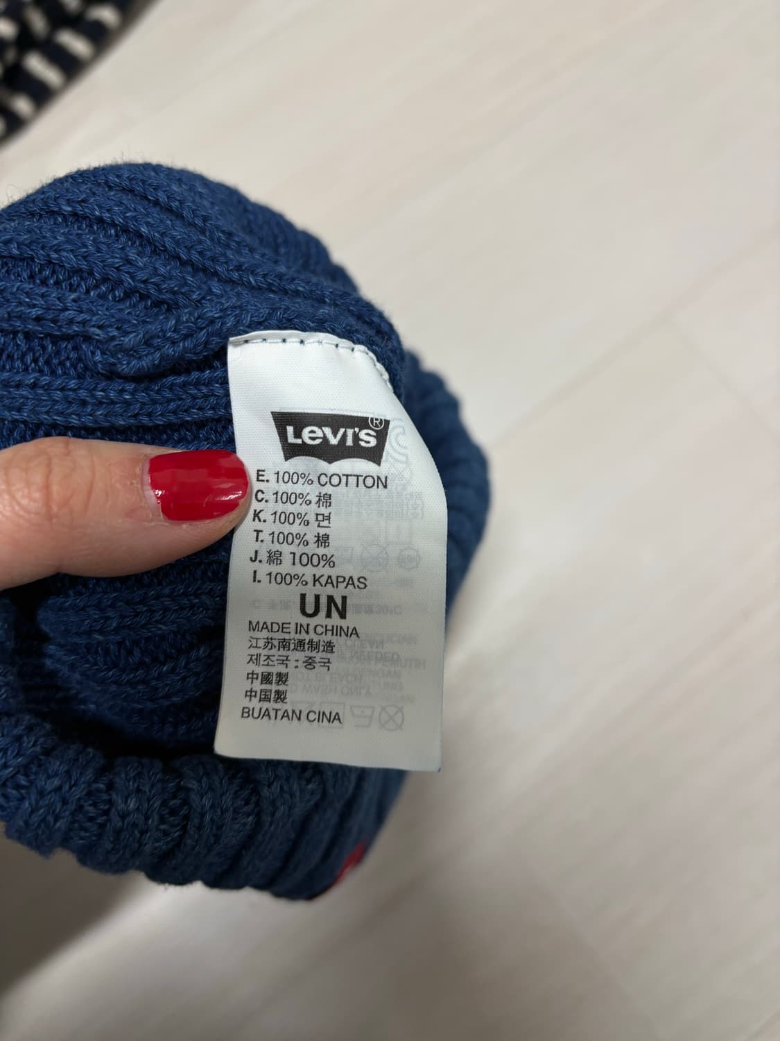 리바이스 로고 비니 상품이미지3