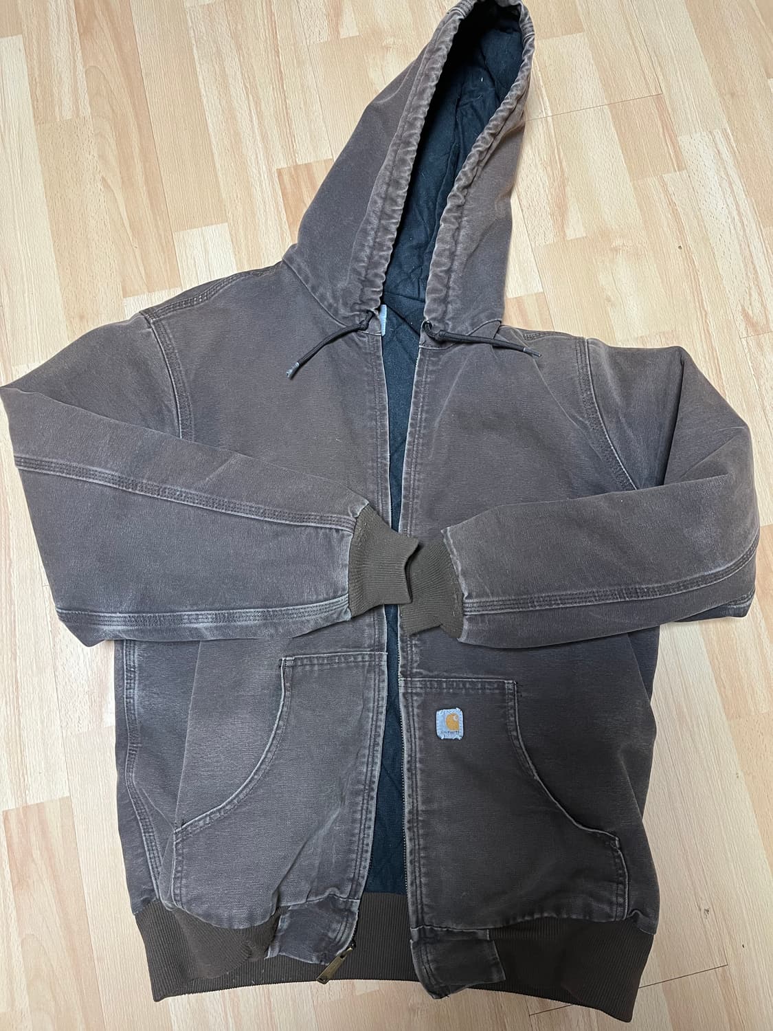 칼하트 wj130 dkb 다크브라운 액티브자켓 상품이미지1