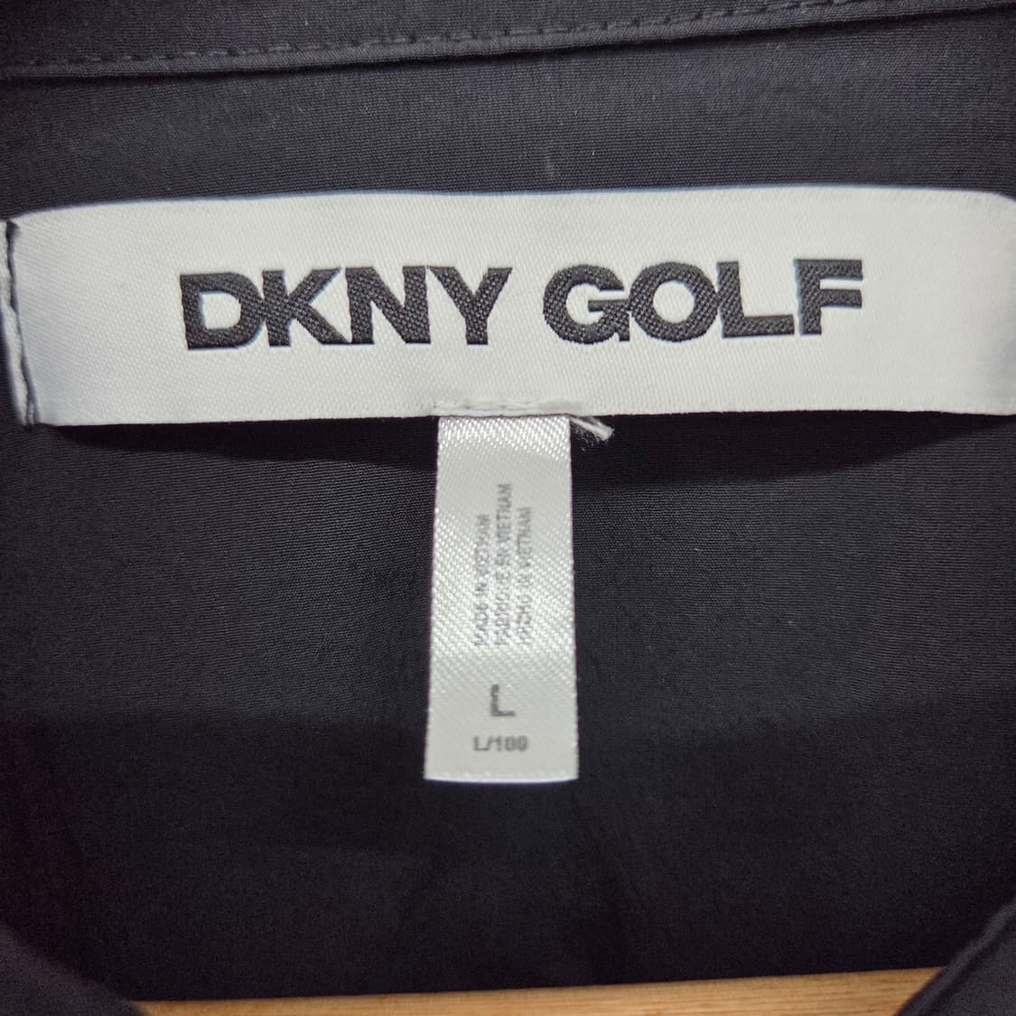 DKNY 골프 블랙 반팔 셔츠 남L 상품이미지5
