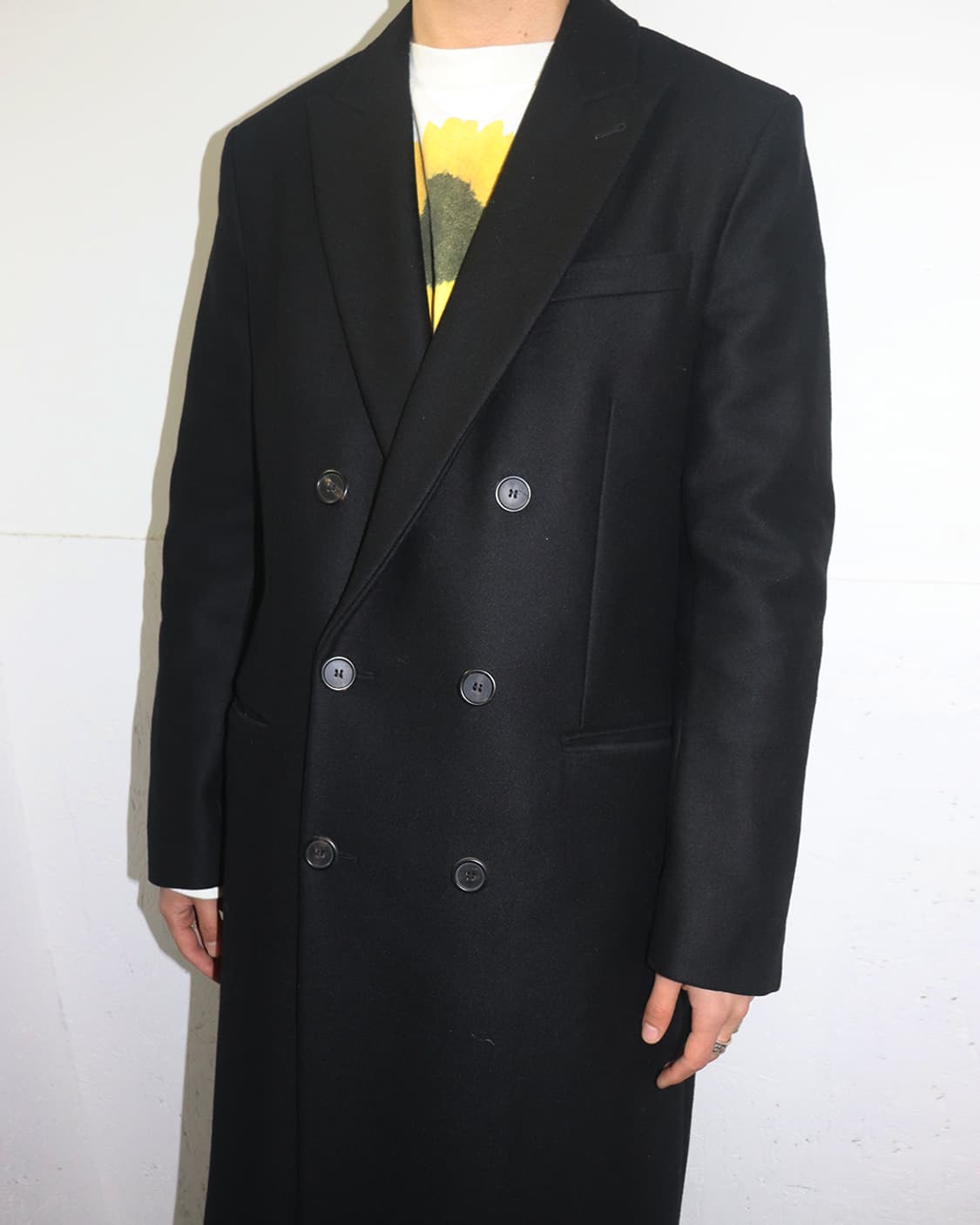 아미 15AW 더블 브레스티드 Tuskania 울 코트 상품이미지3