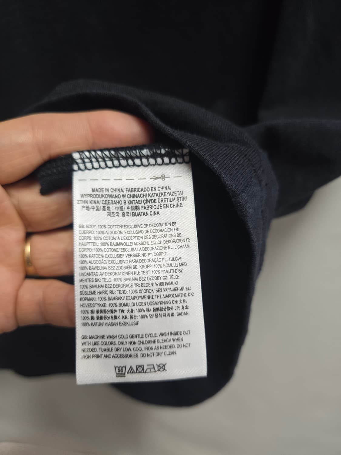 반스 오리지널 프린팅 면 반팔티 L(오버핏) 상품이미지4