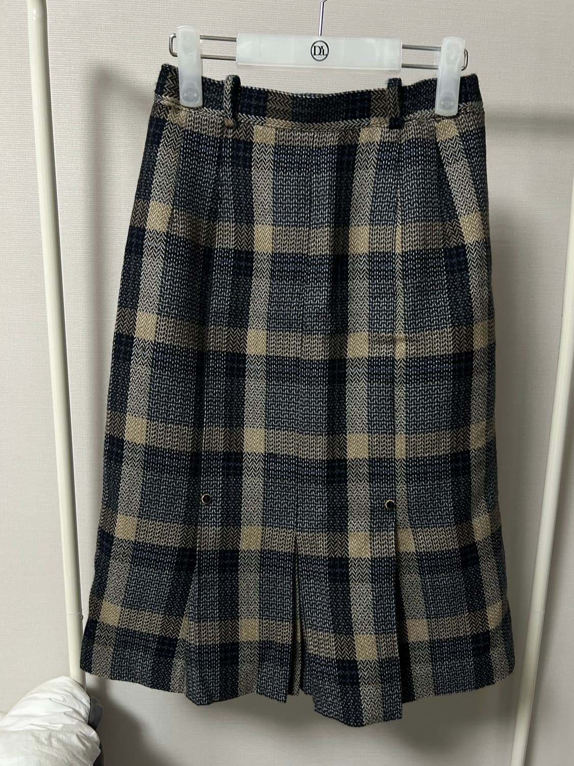 일본 체크 플리츠 스커트 상품이미지1