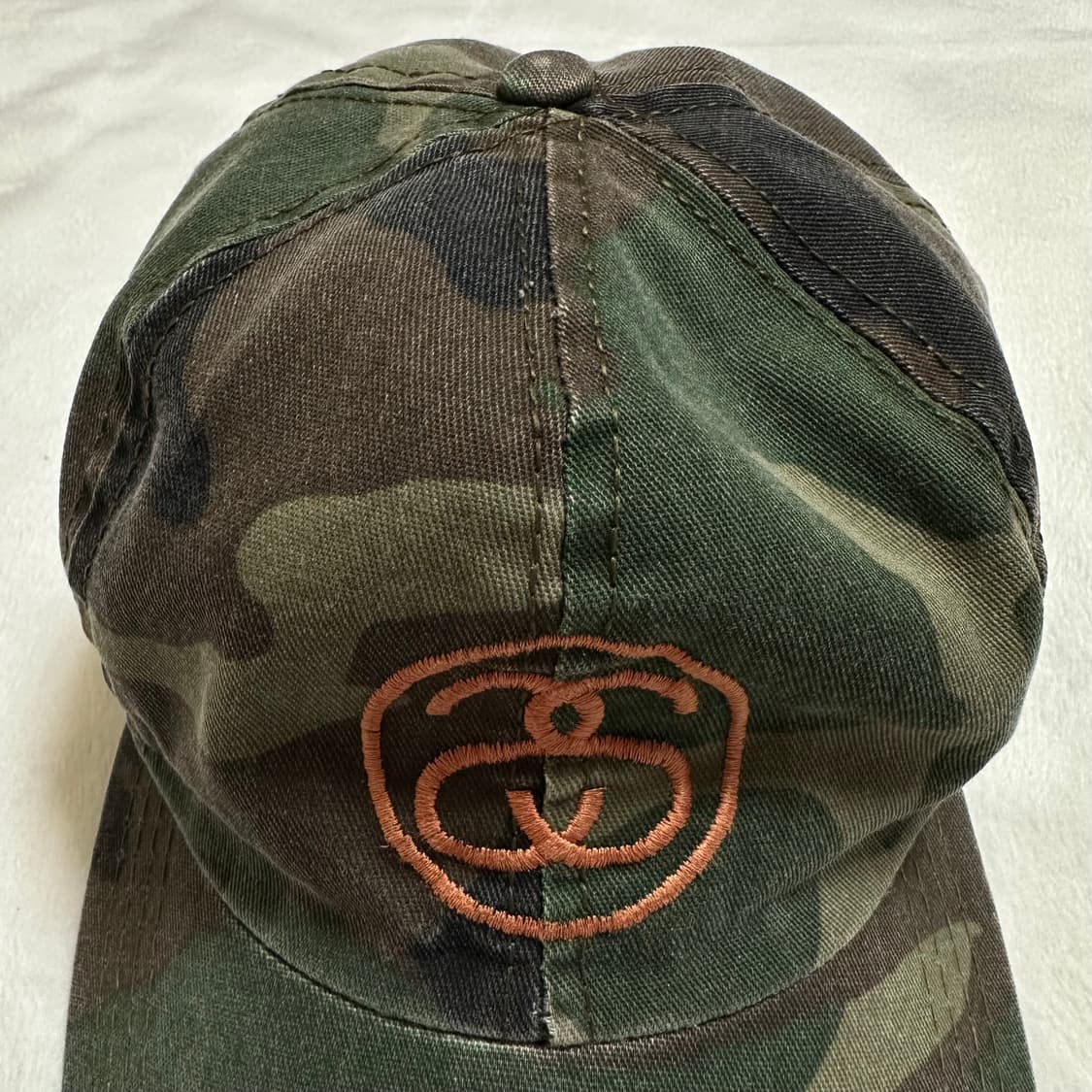 90s 올드 스투시 카모 볼캡 상품이미지2