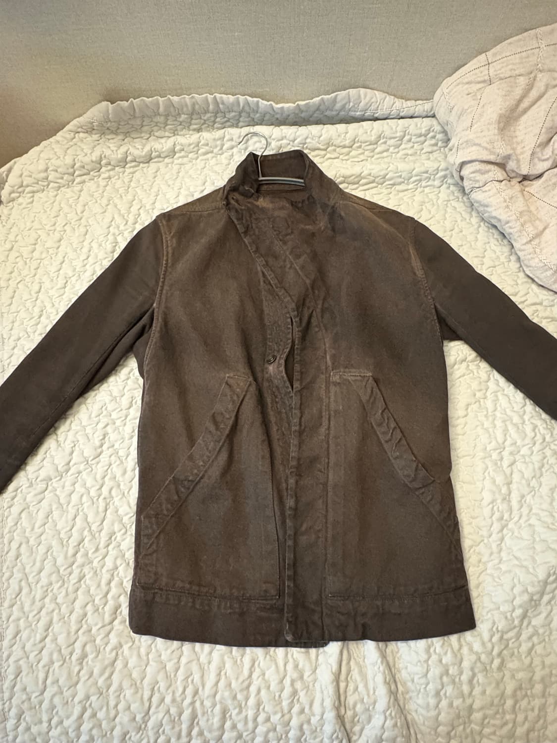 릭오웬스 사선 하이넥 자켓 상품이미지1