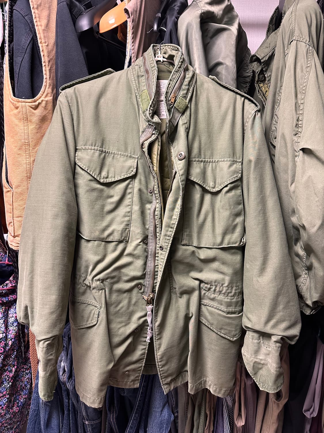 M65필드자켓 내피포함 스몰롱 사이즈 판매합니다 상품이미지1