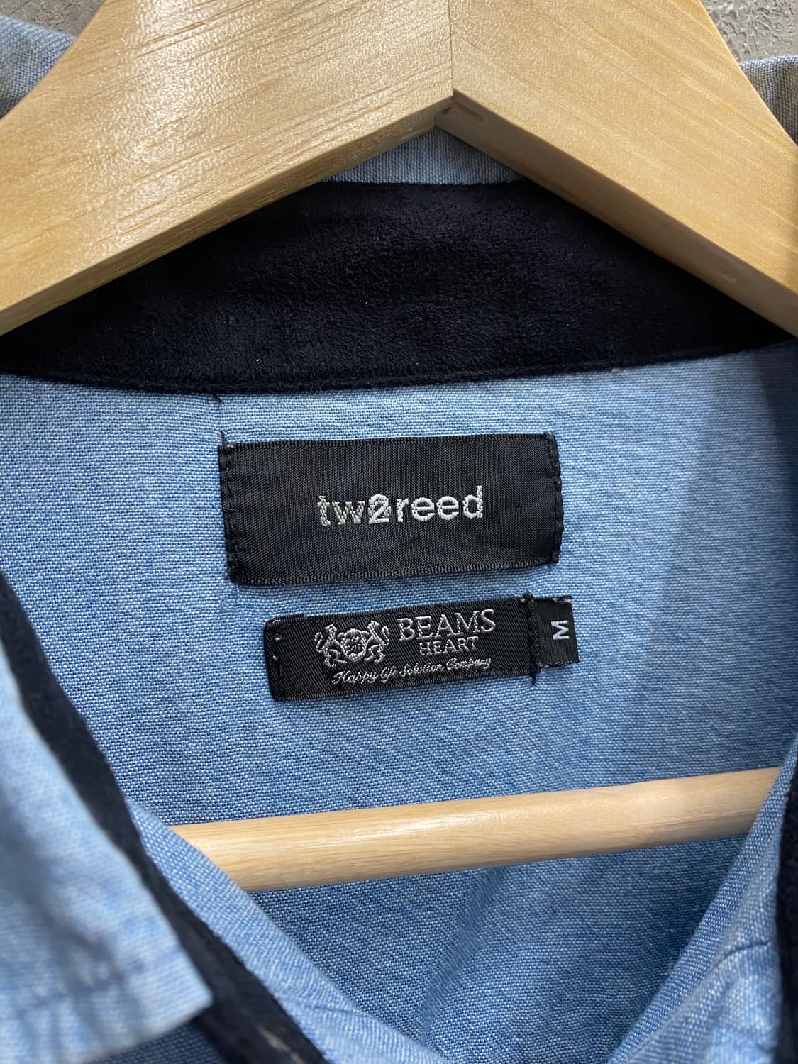 [M] Beams Heart x tworeed 빈티지 샴브레이 셔츠 상품이미지7