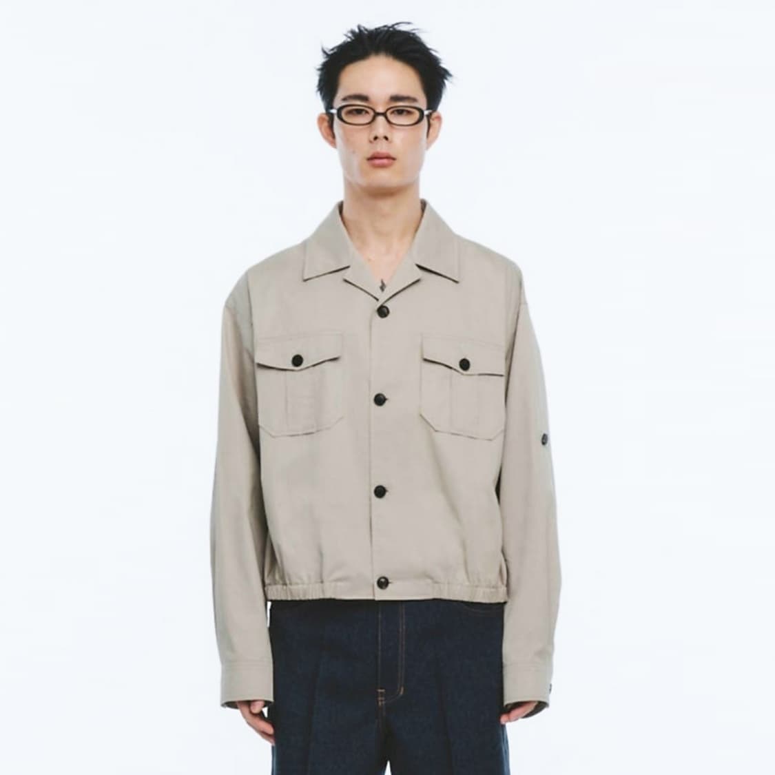 노이스(NOICE) 플랩포켓 코튼 블루종 자켓 95-100 상품이미지3