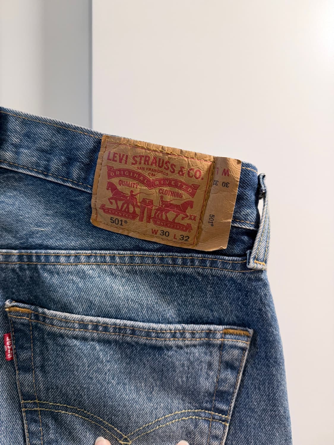 리바이스 501 데님팬츠 상품이미지3