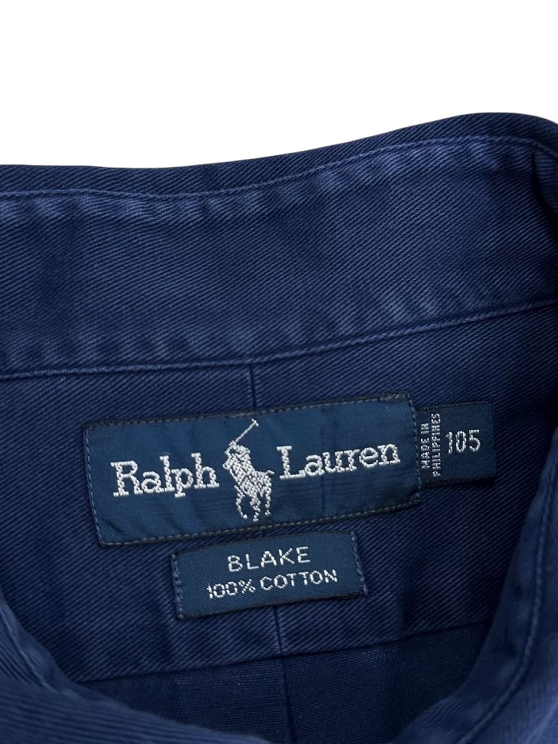 00s 폴로 블레이크셔츠 네이비 (XL~2XL) 상품이미지7