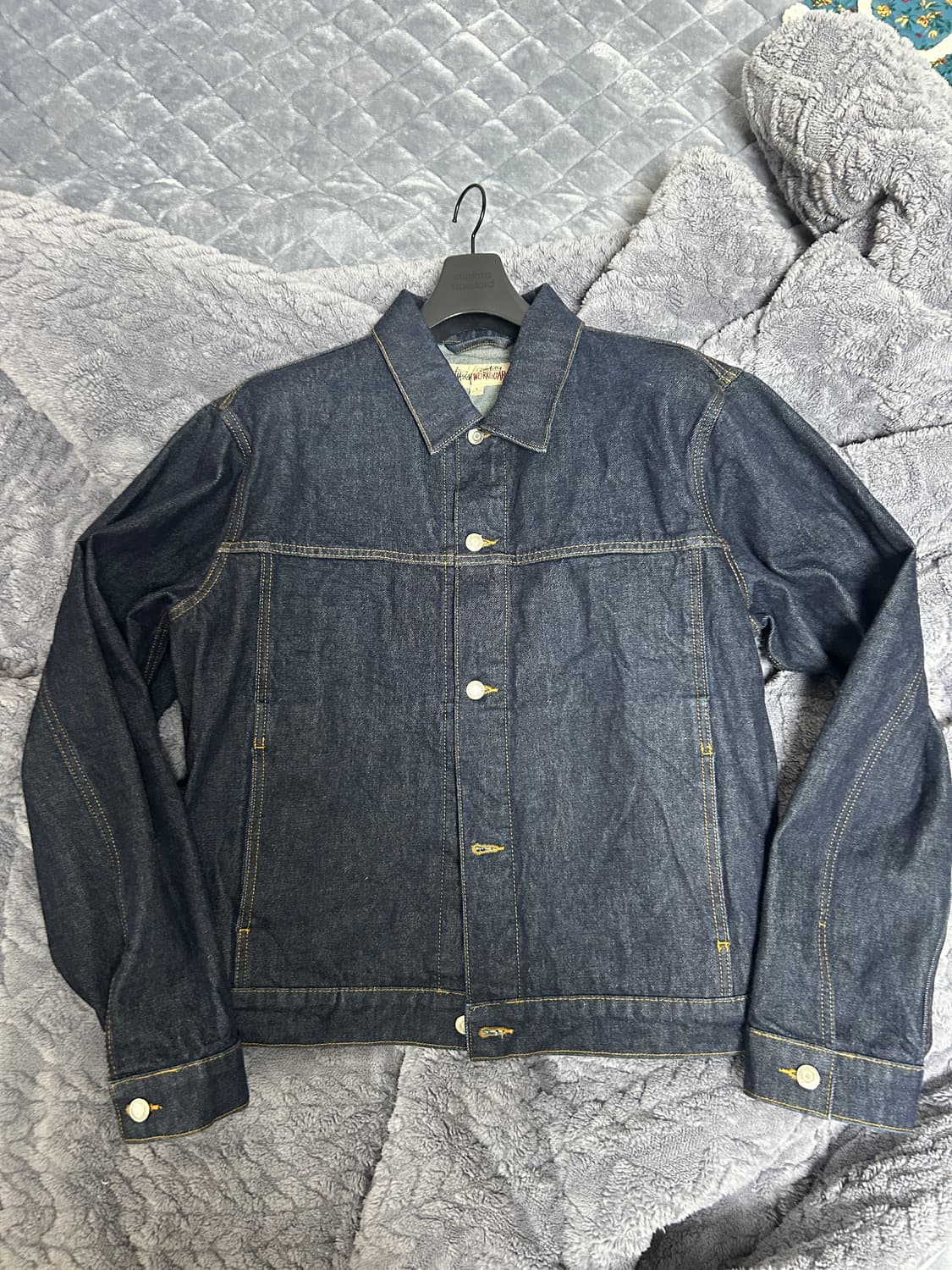 L) 스투시 데님 트러커 자켓 린스드 인디고  상품이미지2