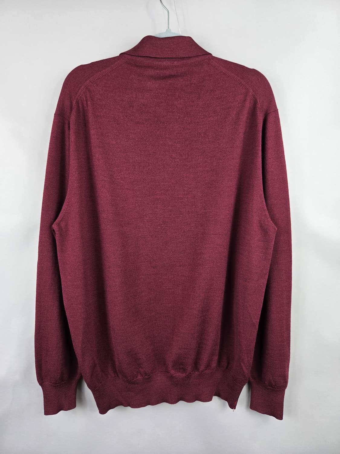 [무료배송]에르메네질도 제냐 50 남성 울100 카라 긴팔 니트 니트티 상품이미지9