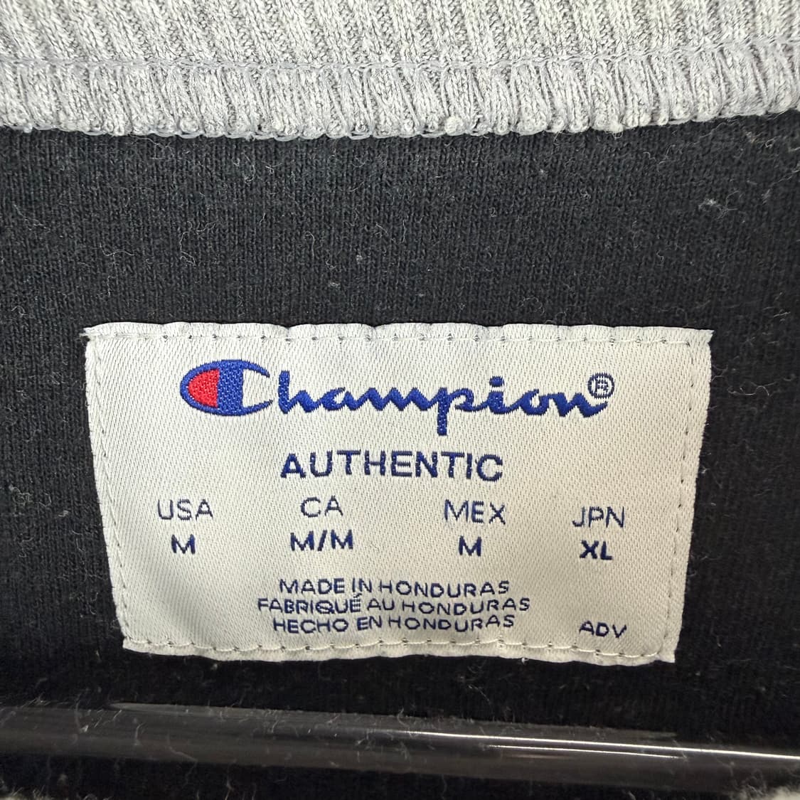 (M) 챔피온 자수로고 라운드 맨투맨 그레이 상품이미지3