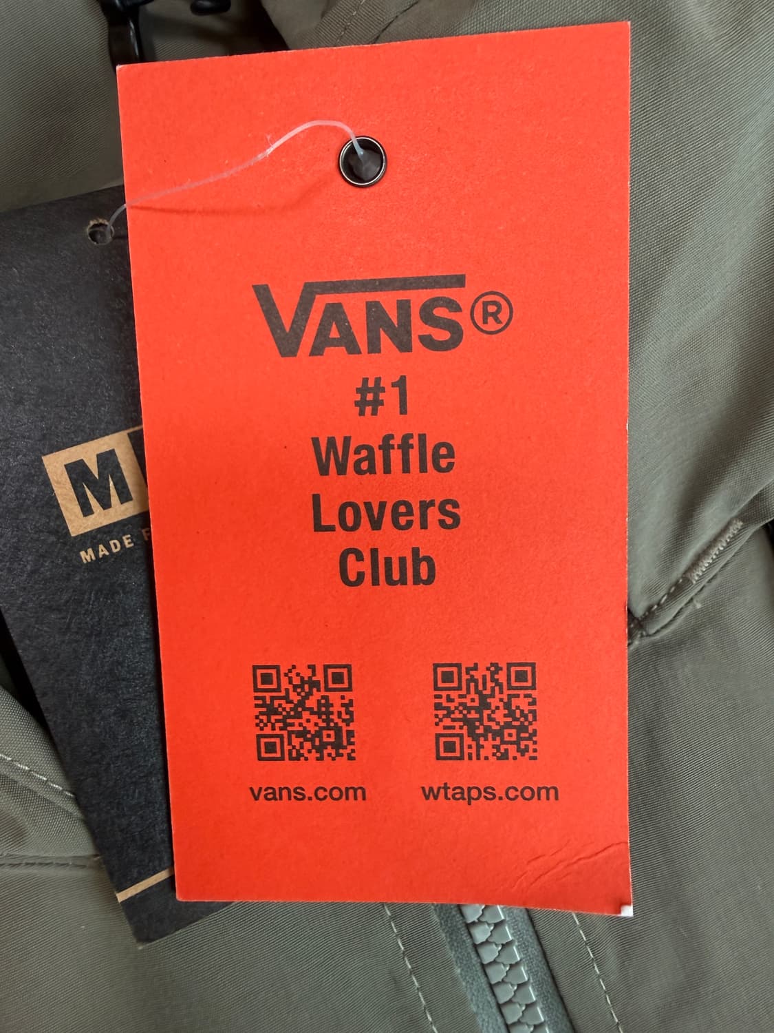 [L] 반스 볼트 x WTAPS 더블탭스 MTE 자켓 스모키 올리브 상품이미지7