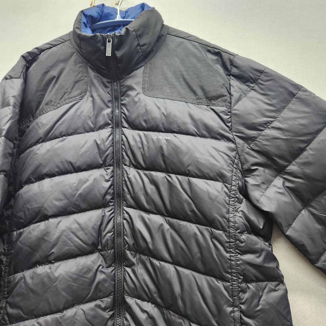 캘빈클라인 로고 덕다운 경량패딩 L 상품이미지2