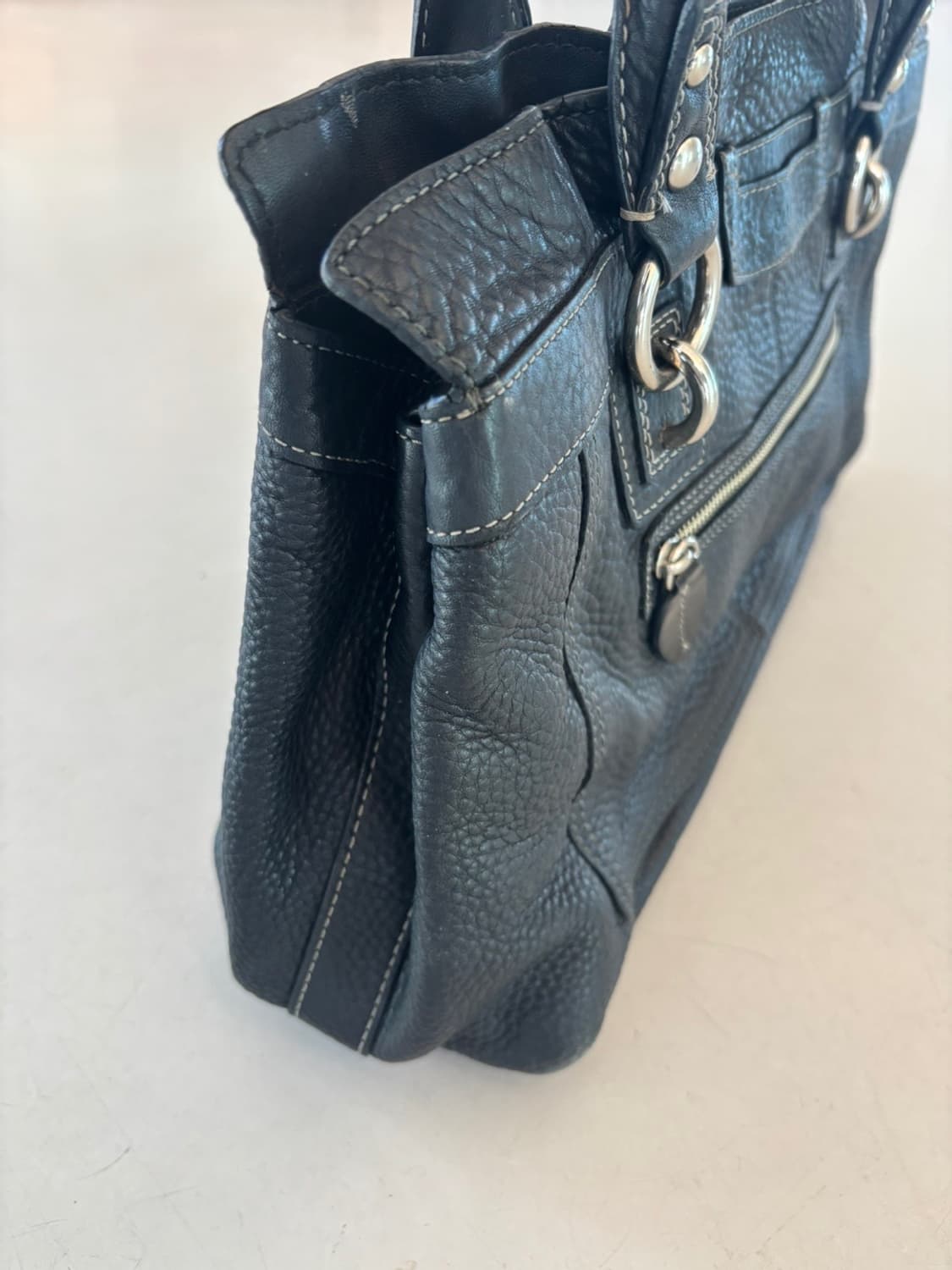 Old Coach Leather Bag 상품이미지5