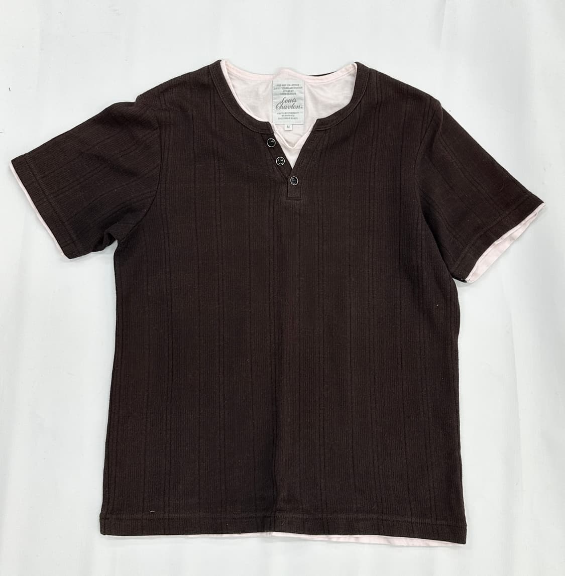 🤎딸기 초코 레이어드 반팔티셔츠🤎 빈티지 y2k 브라운 일본 빈티지 상품이미지2