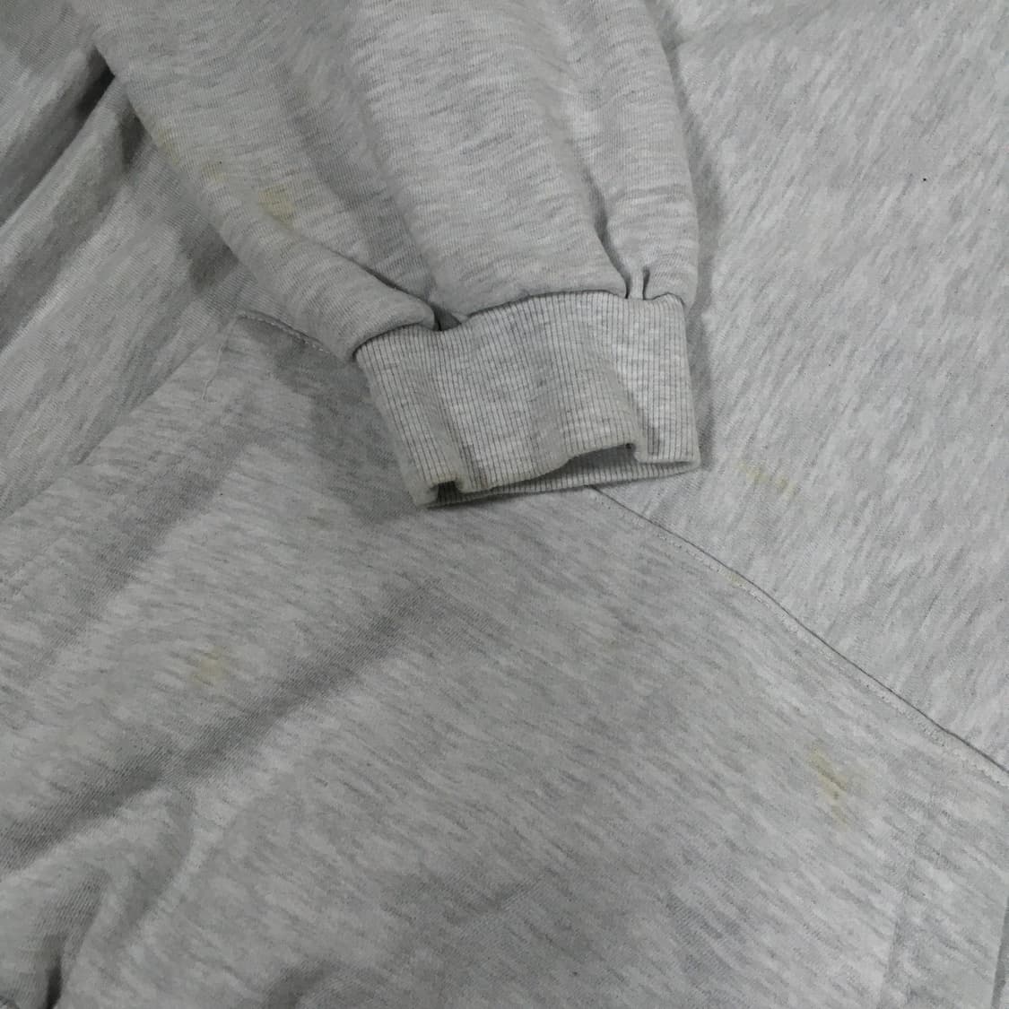 투티/0407 스투시 후드티 화이트 멜란지 주사위 로고 프린팅 L 상품이미지5