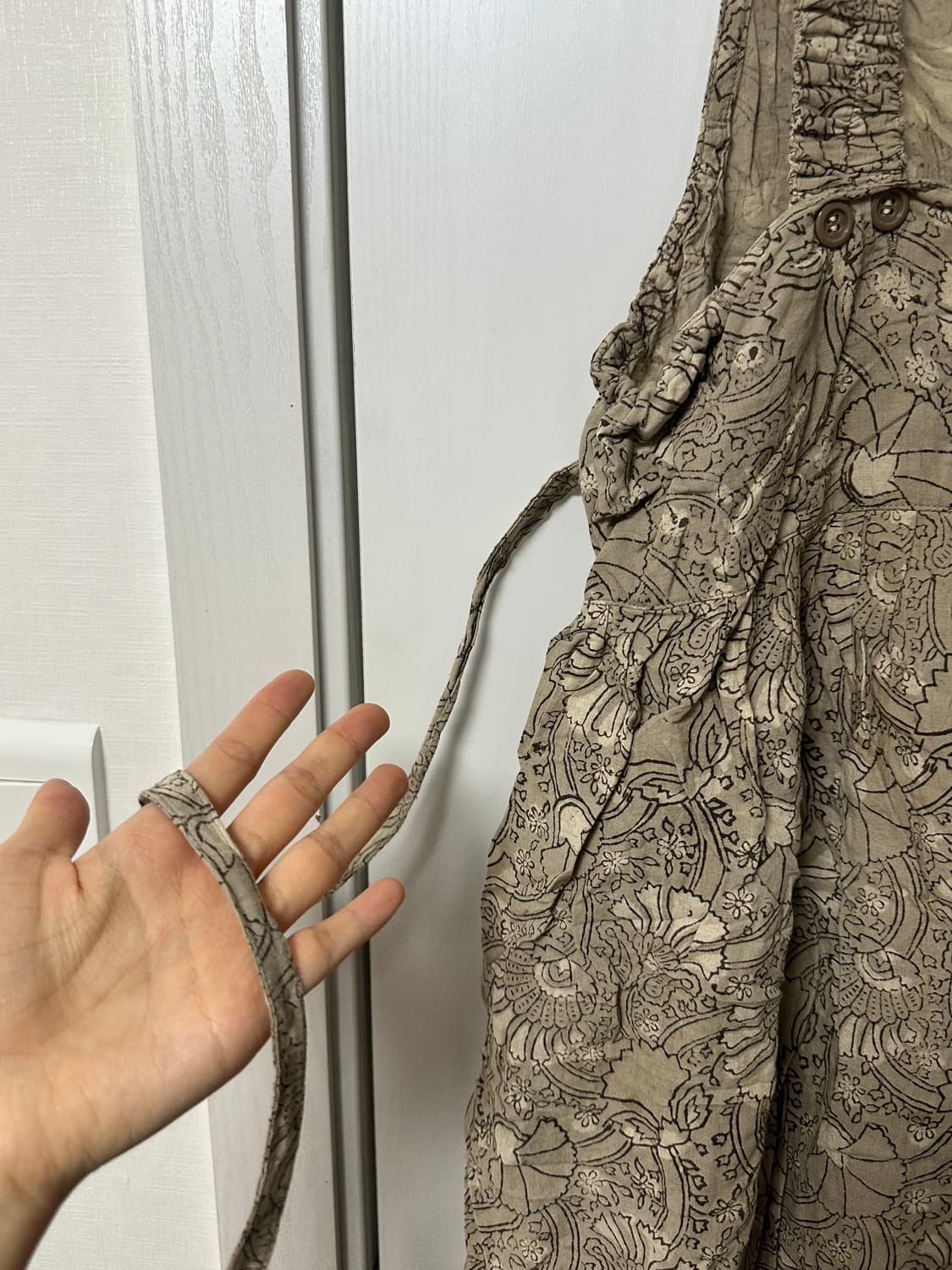 빈티지 히피 모리 에스닉 패턴 원피스 상품이미지3