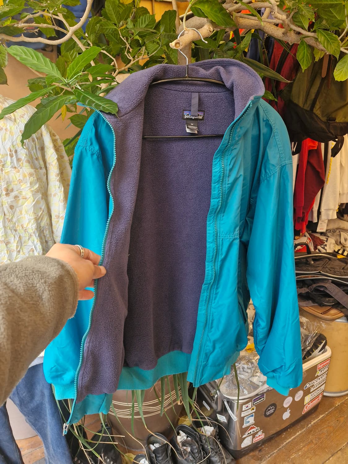 Z-292 파타고니아 쉘드 신칠라 봄버 웜업 자켓  상품이미지3