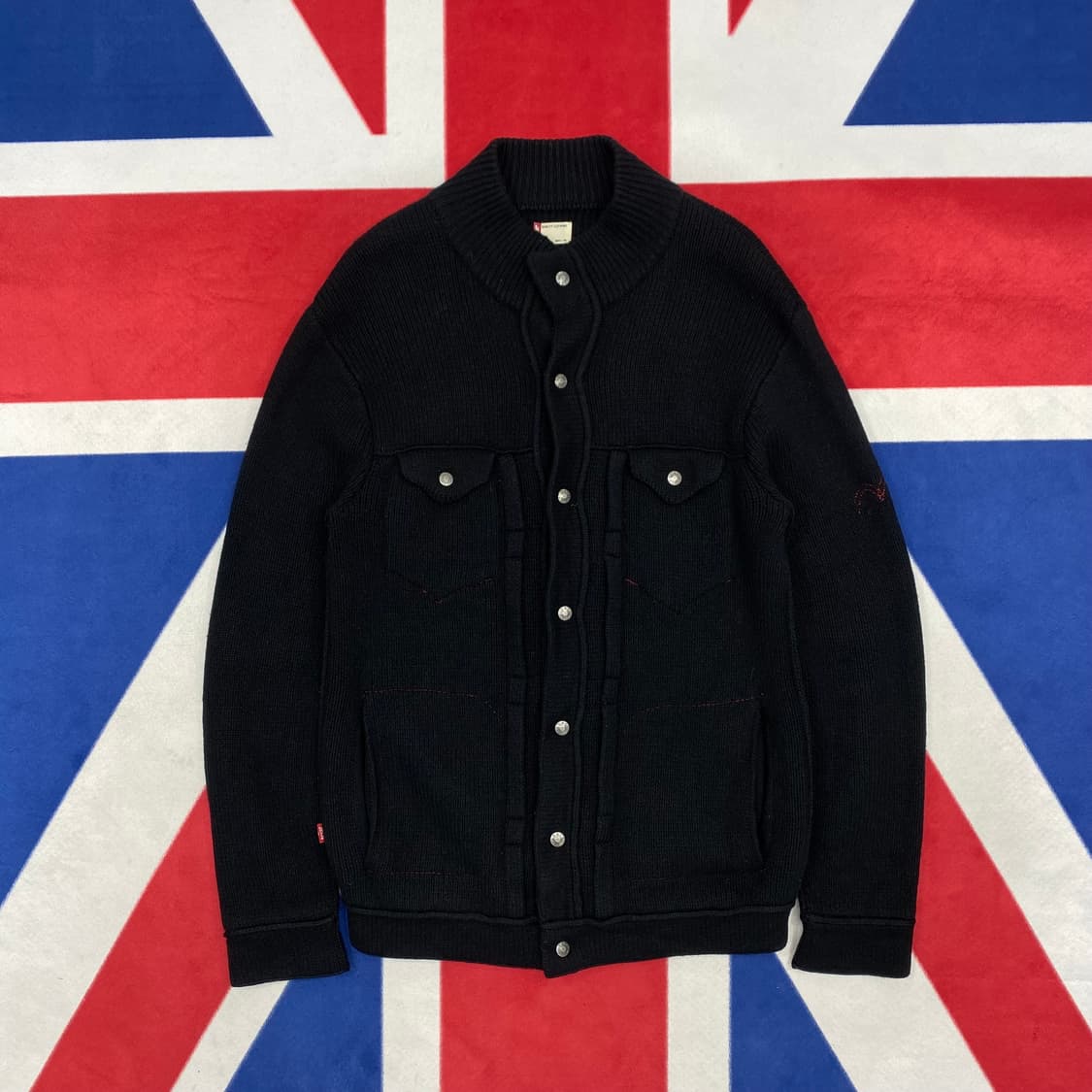 리바이스 니트 트러커자켓 L  상품이미지1