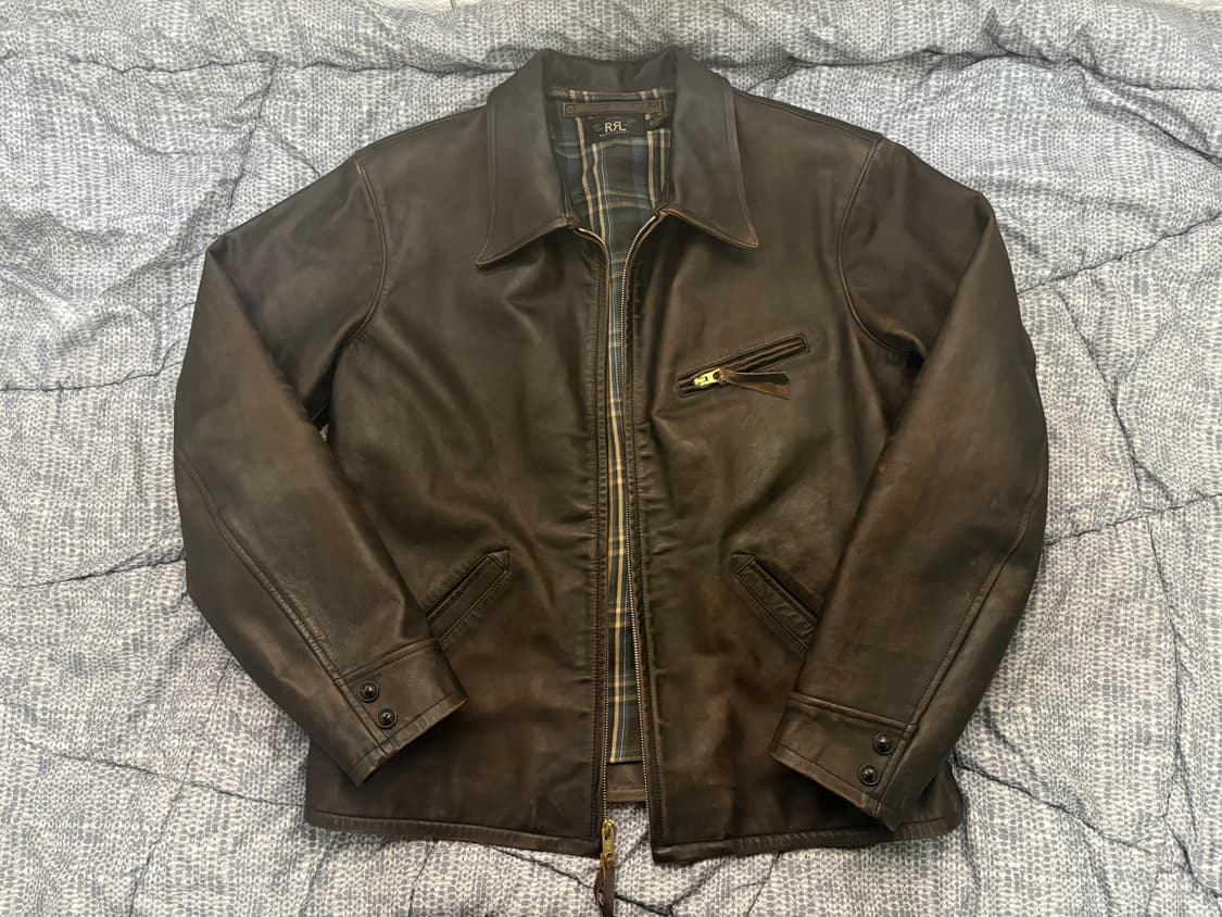 [L]더블알엘 뉴스보이 레더자켓 상품이미지1