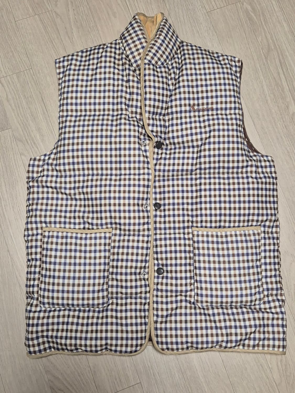 Aquascutum 빈티지 다운베스트 상품이미지1