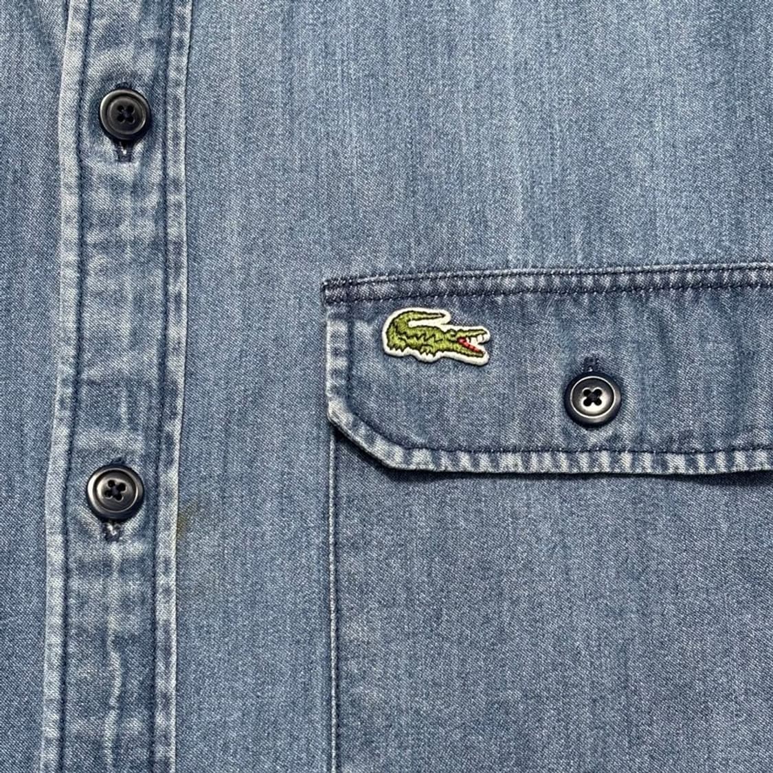 LACOSTE 중청 데님 셔츠 40 상품이미지2