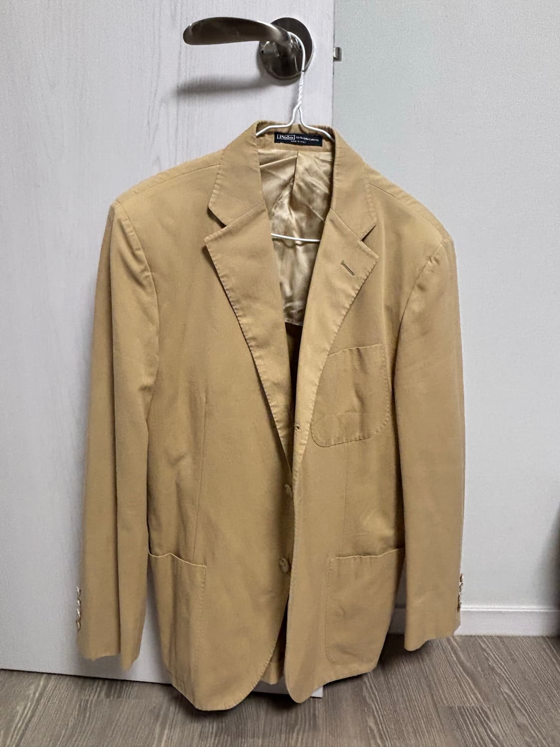 베이지 폴로 코튼 트윌 블레이저 (Made In Italy) 상품이미지6